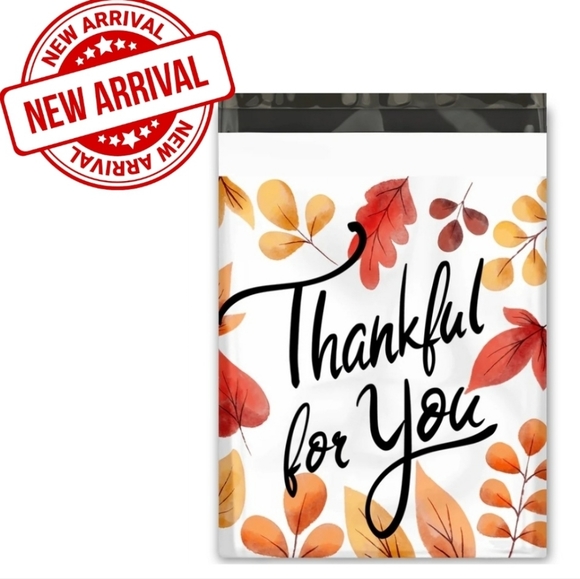 Poly mailers Fall 10x13 Thankful For You - Picture 1 of 2